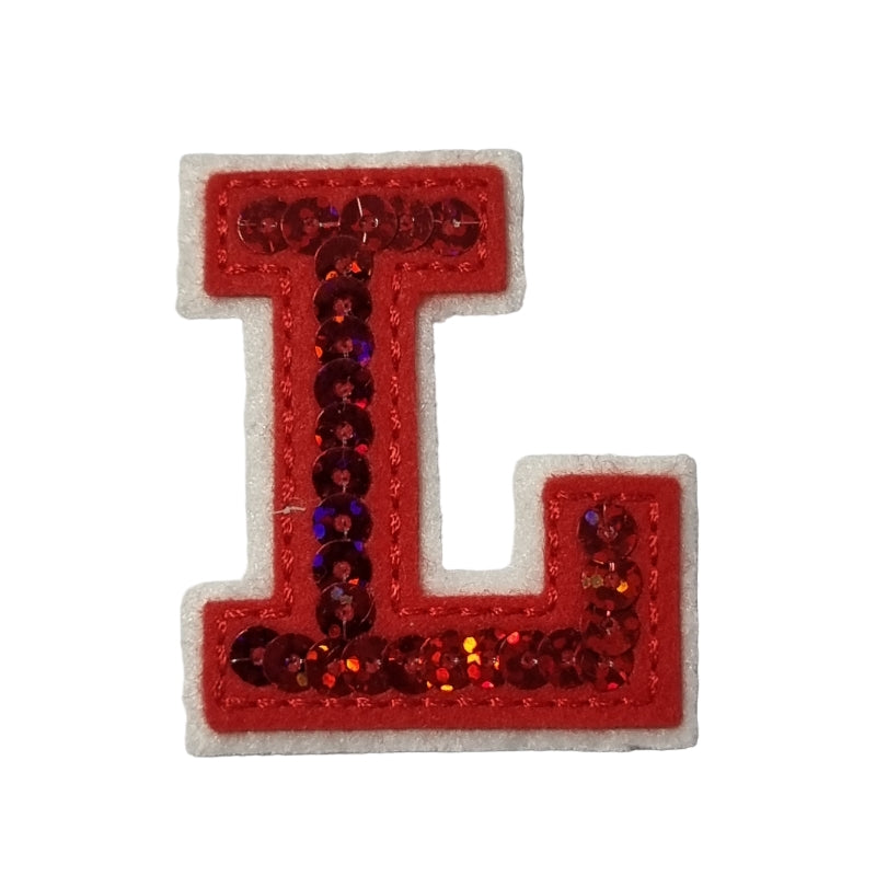 Lettere dell'alfabeto, paillettes 50mm