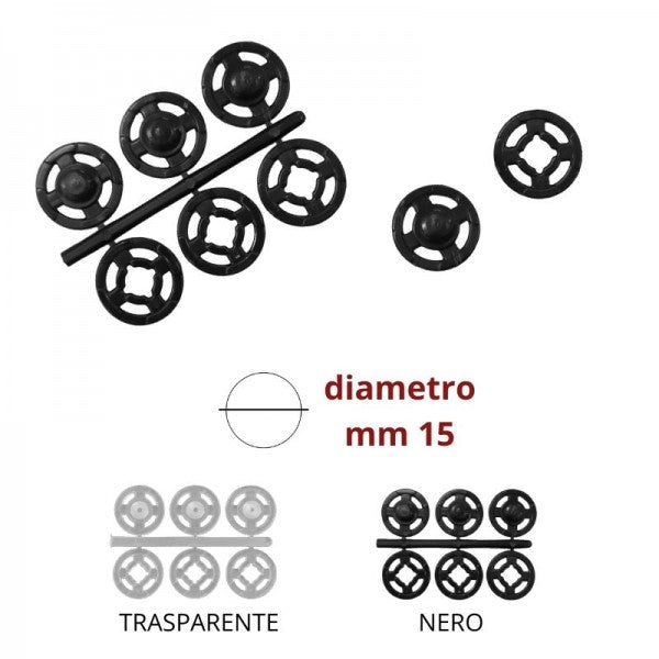 Bottoni Automatici Plastica